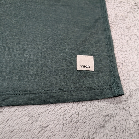 Vuori Top Womens S Green Kelp Mod Tank Lightweight Racerback Gym Train Run - Picture 3 of 6